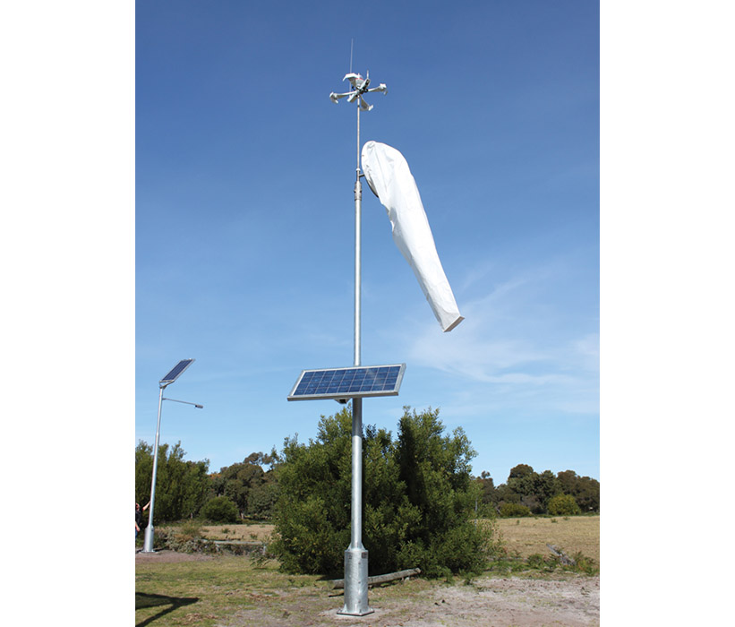 Solar Lighted Windsock Assembly Avlite Systems